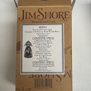 Jim Shore Heartwood Creek Angel Ornament with Nativity Scene